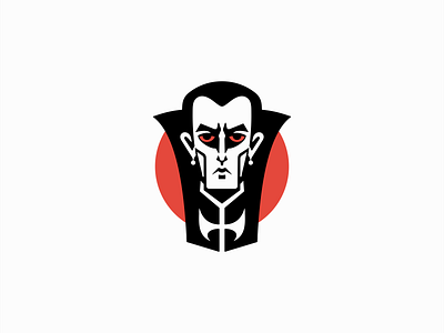 Vampire Logo branding character death design dracula emblem entertainment evil face horror icon illustration logo man mark mascot portrait sports vampire vector