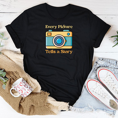 Life Through the lens - World Photography Day T-Shirt black tshirt camera tshirt design girl tshirt graphic design hridaydas99 illustration t shirt design tshirt tshirt design world photography day