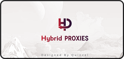 Hybrid Proxies Logo graphic design logo