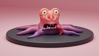 Goofy Monster 3d illustration 3d model 3dart 3dcharacter 3dmodeling 3dsculpting blender blender3d cgart characterdesign creativedesign digitalart digitalsculpting goofymonster monster monsterdesign