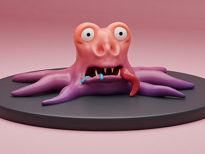 Goofy Monster 3d illustration 3d model 3dart 3dcharacter 3dmodeling 3dsculpting blender blender3d cgart characterdesign creativedesign digitalart digitalsculpting goofymonster monster monsterdesign