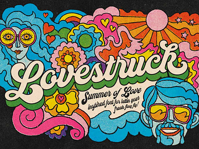 Lovestruck | 70s Script Font
