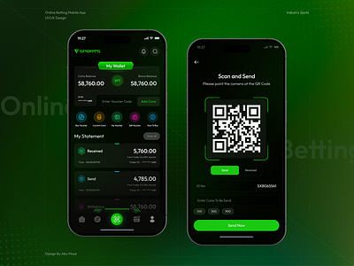 Online Betting App UI/UX Design bet app betting casino dark ui e soprts football app gambling gaming gaming app mobile app online betting online casino sport app sport product sports sports book ux