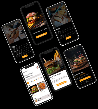 Food Mobile Apps foodapps mockup ui