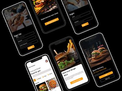 Food Mobile Apps foodapps mockup ui