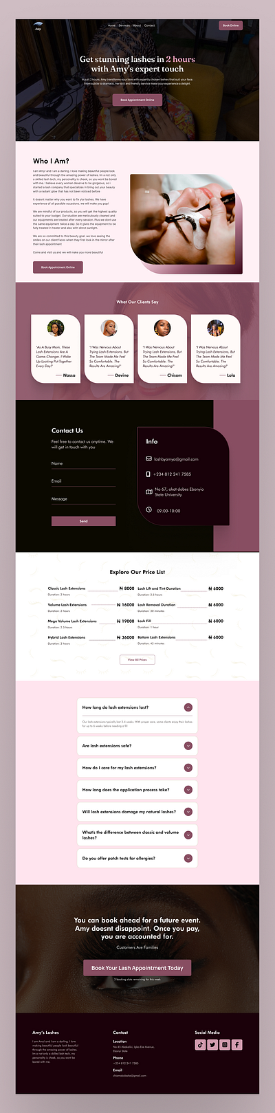 Landingpage Copy copywriting landing page ui