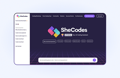 SheCodes - Website Redesign Concept graphic design landingpage shecodes ui uiux web