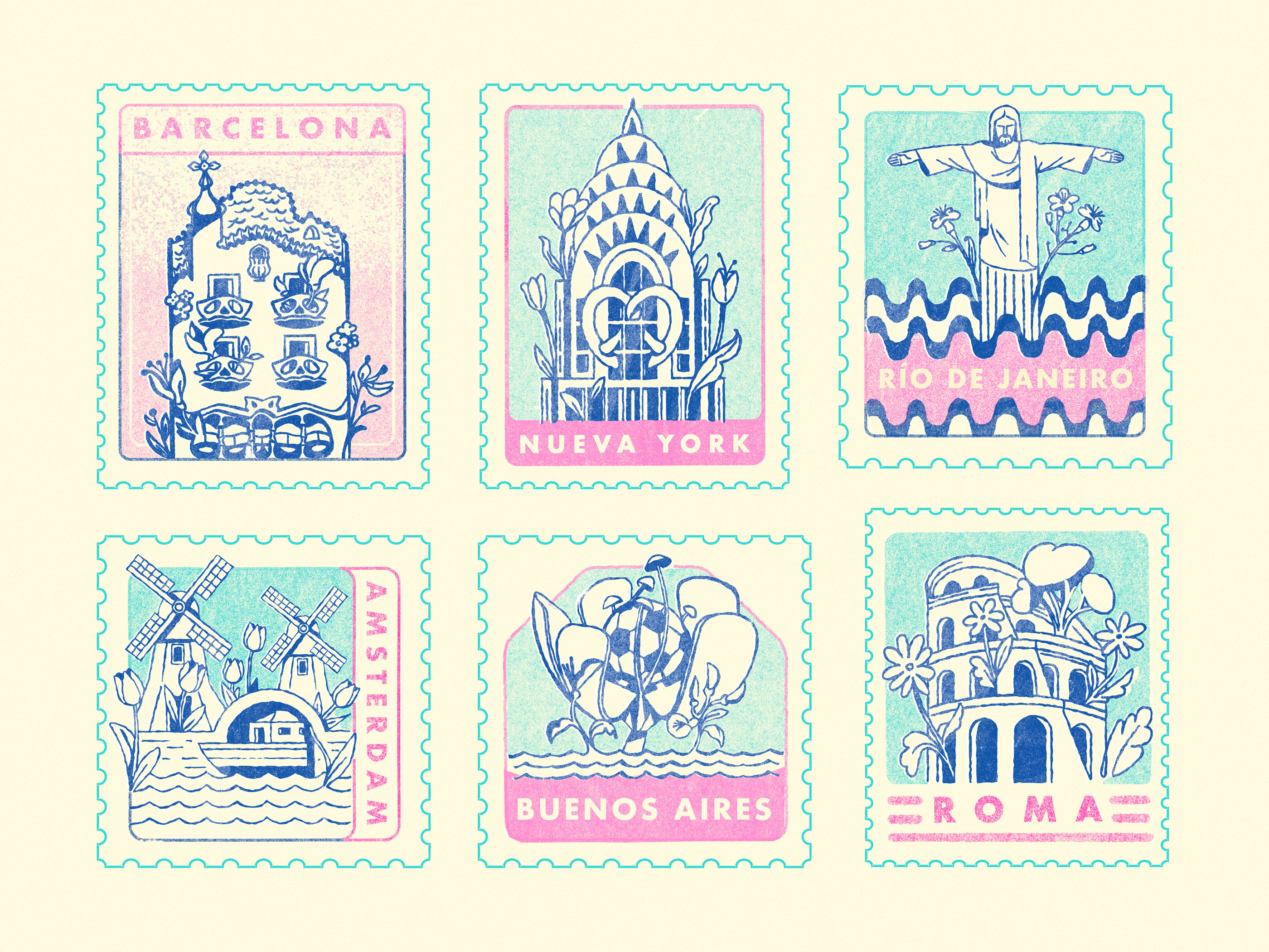 Example of City Stamps