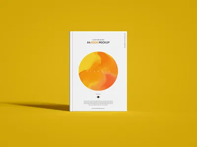 Free A4 Book Mockup book