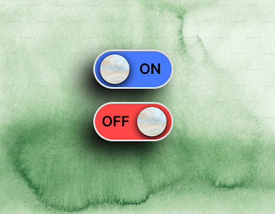 On/Off Switch graphic design logo onoff switch ui ux