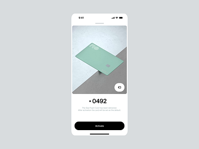 Mobile Banking - Card Delivered animation bank app bank card banking app bankingapp brand identity branding credit card design finance finance app fintech mobile mobile banking mobile banking app money transfer online banking visual identity wallet