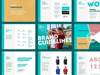 Connect Academy Trust – Guidelines brand branding education guidelines identity logo school trust values