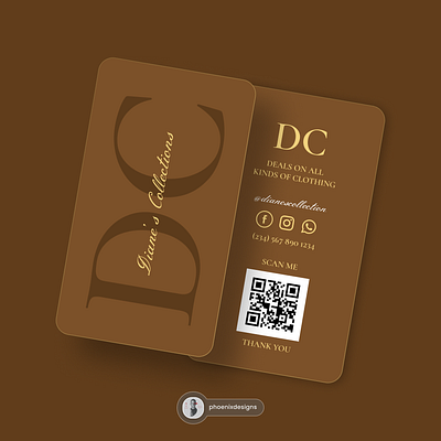 DC Business Card Design branding business card clothing brand creative designs design graphic design graphics designer logo mockup design