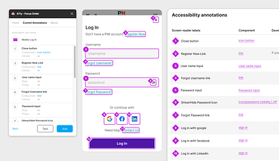 Design System - Accessibility Focus Order Documentation accessibility accessible design design system focus order user interface