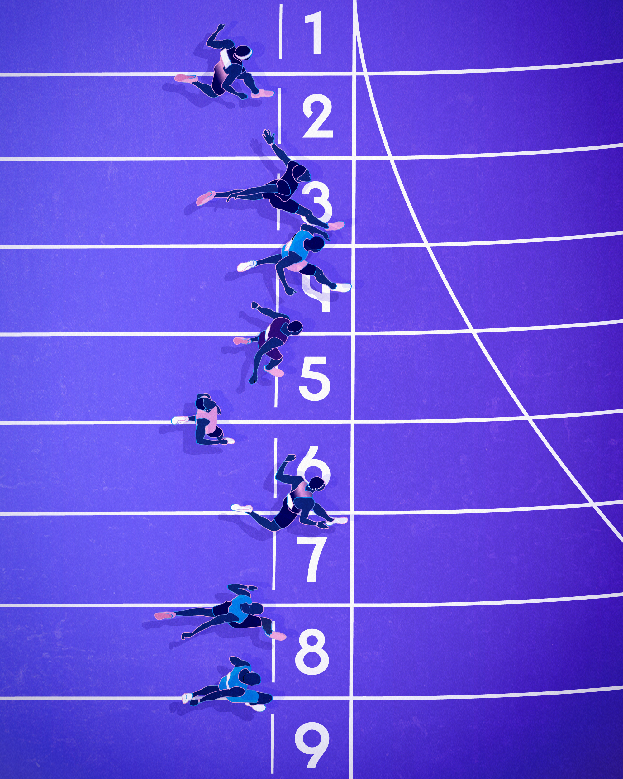 Paris 2024 Olympics Art: Day 9 art athletics design digital games graphic illustration olympics paris paris2024 poster sport