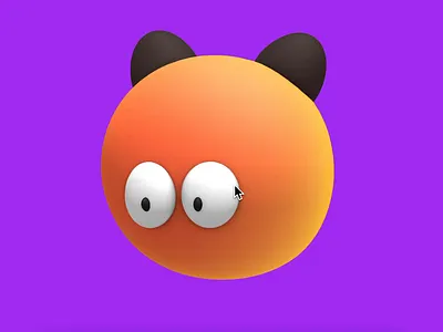 🟠👀 Simple Character 01 3d character character design cute illustration interaction spline