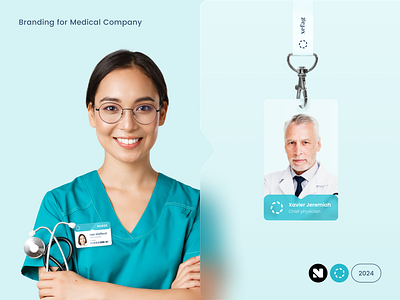 Medical Company Branding branding branding design creative design graphic design illustration logo logo design medical logo medical logo design print typography