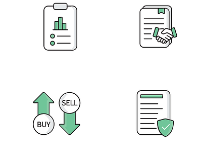 Sales and Documentation adobe illustrator adobe photoshop app branding design graphic design icon icon design icon set icon sets iconography illustration logo sales ui