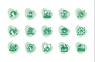 Ecology icons set 2d icons adobe illustrator adobe photoshop app branding design graphic design icon icon design icon set icon sets iconography icons illustration logo ui