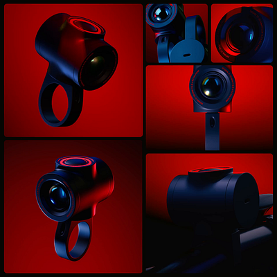 Bike Camera (concept) 3d animation design product