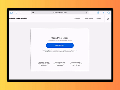 Custom design fabric tool animation clothing custom design design tool ecommerce fabric fabric maker tool fashion pattern print design repeat pattern surface pattern surface pattern design textile design ui design