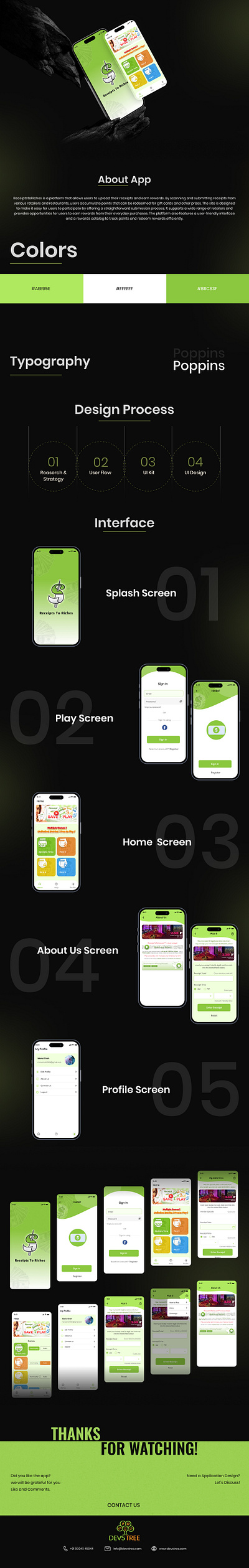 Receipts To Riches app design game illustration mobile app mobile app development mobile application web development