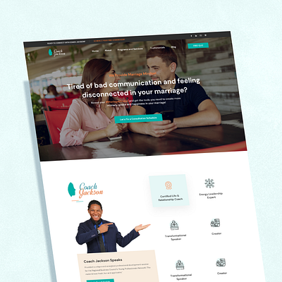 Website Design for Life Coaches coach figma lifecoach modern design ui ux website design