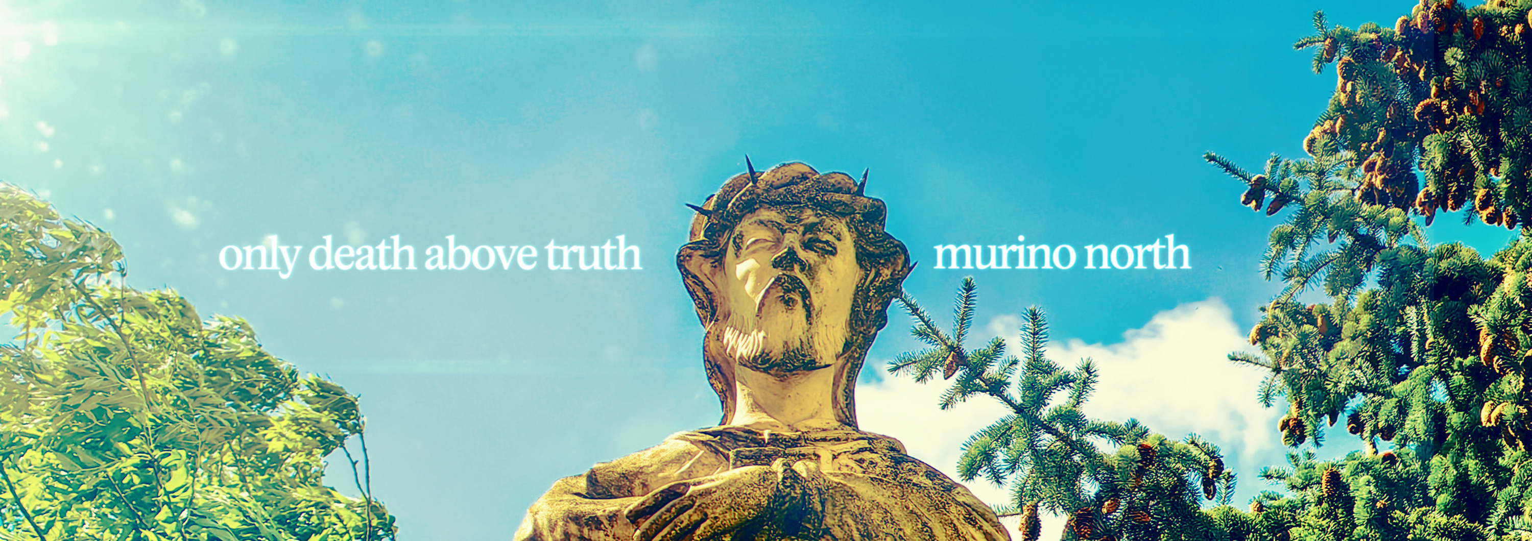 Murino North 'Only death above truth' album cover, 2024-25 album art graphic design