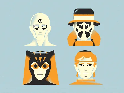 Watchmen (PSE '24) animals branding character design editorial grain graphic design illustration