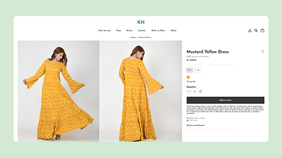 E-commerce Shop for KH : Day #012 of #DailyUI dailyui ecommercedesign fashiondesign ui uidesign uiux uxdesign webdesign