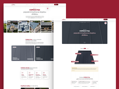 COMAX ROOFS UI / UX DESIGN brno czech ui ux web web design