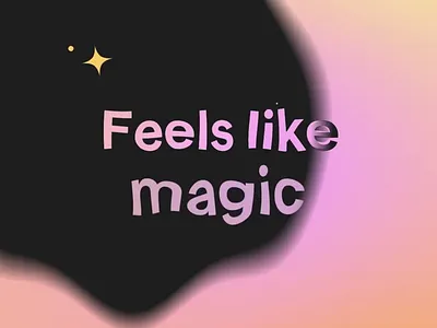 Teaser // Magic update release 🪄 animation feature glitters magic mojo motion design motion graphics release subtitles text aimation title art update