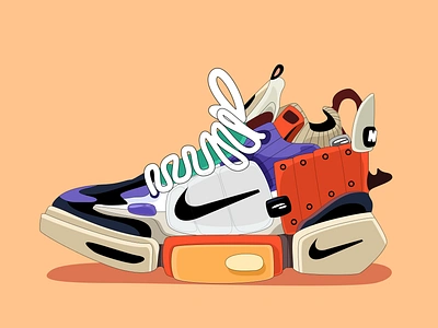 Browse thousands of Nike Shoes Drawing images for design inspiration Dribbble