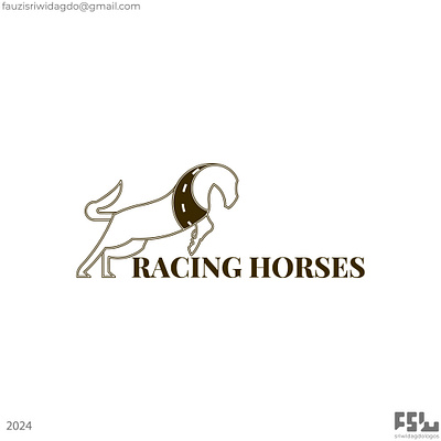 Racing Horses brand branding champion competition design equestrian equine graphic design horse horse logo identity illustration jockey logo logo design logo design services logo maker race stallion vector