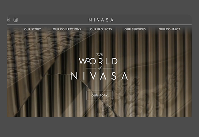 Nivasa Theme Design branding design shopifyagents shopifythemedesign themedesign ui uiuxdesign websitedesign