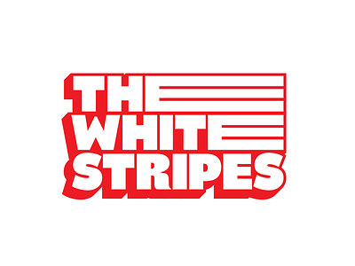 The White Stripes Logo Design design logo logo design music