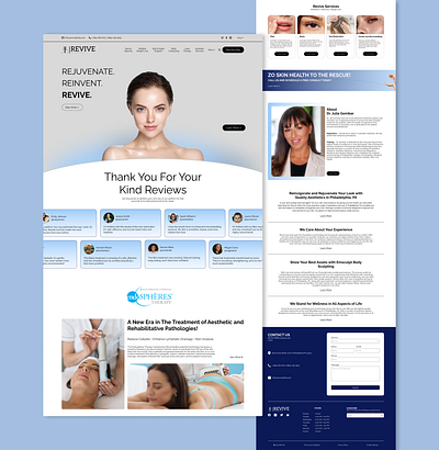 Health and Beaut Homepage app branding design interface logo ui ux