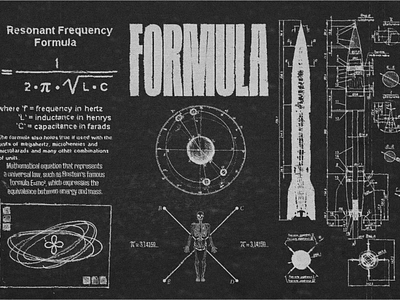 Formula design experimental formula graphic design typography