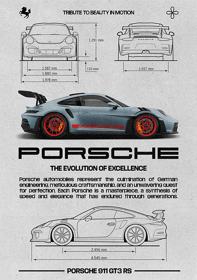 Porsche design experimental graphic design porsche typography