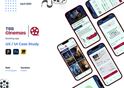 Movie Theater Booking App case study app app design application case study cinema app mobile app movies app seat reservation app theater app ui uiux user interface