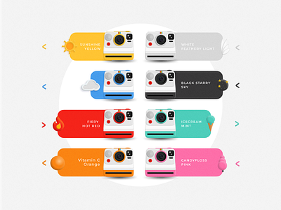 Polaroid colours 3d 3d effect camera color design figma figma illustration illustration pastel polaroid polaroid camera vector vector illustration