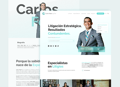 Law Firm UI/UX Website Design abogados design figma law law firm lawyer legal services ui uiux uiux website ux website