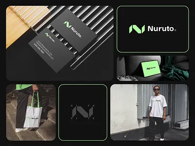 Modern N letter logo | Nuruto branding brand identity design branding letter logo logo logo and branding logo design modern modern logo modern n letter logo n letter n letter logo symbol