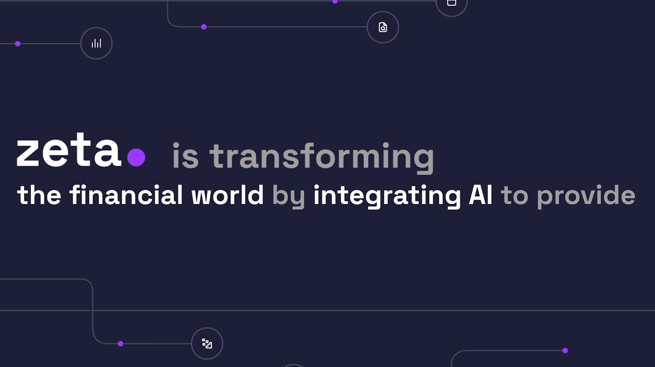 Zeta video animation advising animation app branding dashboard design finance illustration intro video minimal motion graphics ui vector
