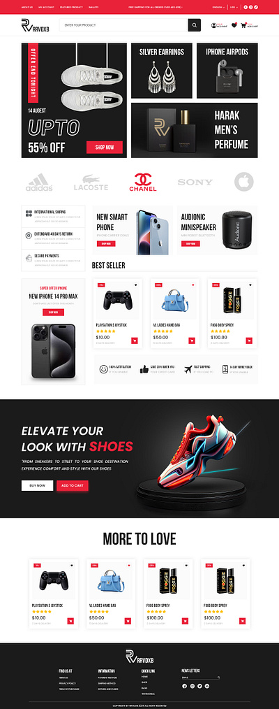 RRVDXB E-COMMERCE WEBSITE DESIGN css3 graphic design html5 javascript landing page logo uiux web web design website website design wordpress