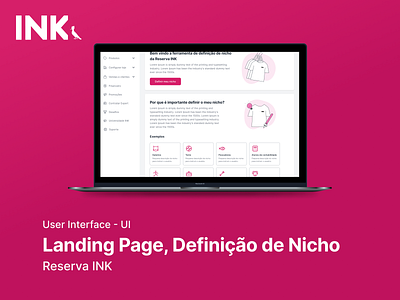 Definição de Nicho, LP Reserva INK ui interface