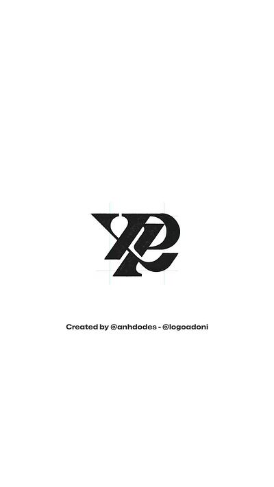 XPR monogram typography ready-made logo for sale anhdodes branding design illustration logo logo design logo designer logodesign minimalist logo minimalist logo design