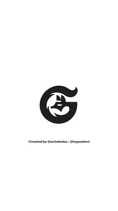 letter G fox typography ready-made logo for sale anhdodes branding design illustration logo logo design logo designer logodesign minimalist logo minimalist logo design