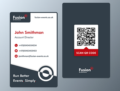 Fusion - Business Card Design branding logo ui