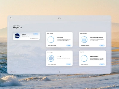 Ship OS for Cruise Ships branding design graphic design product design ui ux